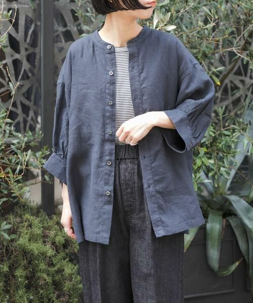 URBAN RESEARCH DOORS / アーバンリサーチ ドアーズ シャツ・ブラウス | FORK&SPOON　コットンリネンギャザースリーブシャツ | 詳細8