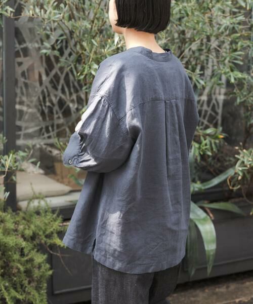 URBAN RESEARCH DOORS / アーバンリサーチ ドアーズ シャツ・ブラウス | FORK&SPOON　コットンリネンギャザースリーブシャツ | 詳細11