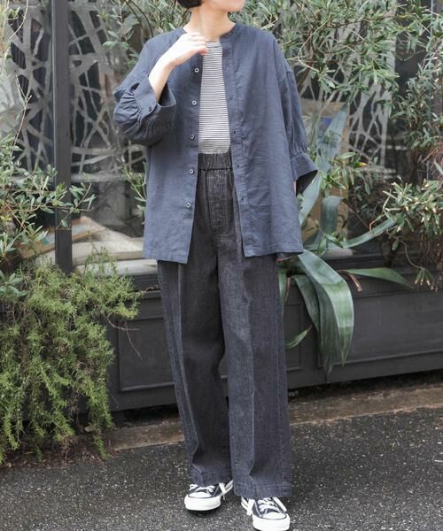 URBAN RESEARCH DOORS / アーバンリサーチ ドアーズ シャツ・ブラウス | FORK&SPOON　コットンリネンギャザースリーブシャツ | 詳細13