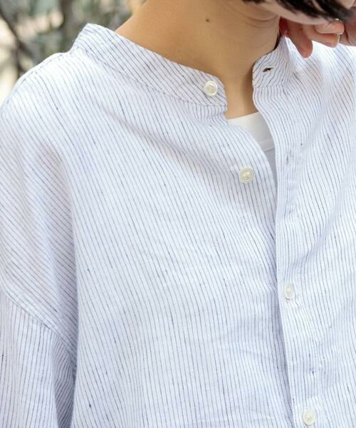 URBAN RESEARCH DOORS / アーバンリサーチ ドアーズ シャツ・ブラウス | FORK&SPOON　コットンリネンギャザースリーブシャツ | 詳細16