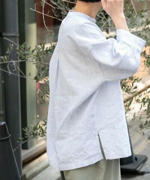 URBAN RESEARCH DOORS / アーバンリサーチ ドアーズ シャツ・ブラウス | FORK&SPOON　コットンリネンギャザースリーブシャツ | 詳細17