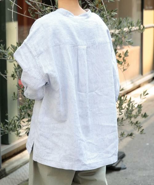 URBAN RESEARCH DOORS / アーバンリサーチ ドアーズ シャツ・ブラウス | FORK&SPOON　コットンリネンギャザースリーブシャツ | 詳細19