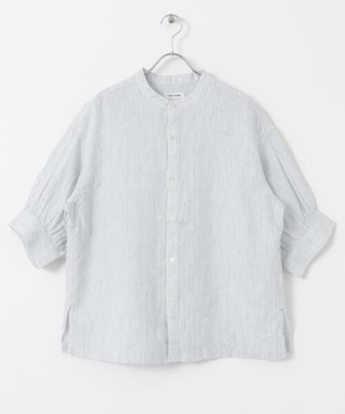 URBAN RESEARCH DOORS / アーバンリサーチ ドアーズ シャツ・ブラウス | FORK&SPOON　コットンリネンギャザースリーブシャツ | 詳細24