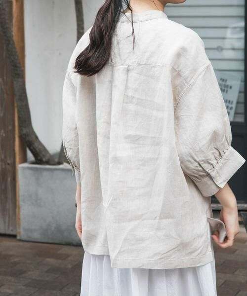 URBAN RESEARCH DOORS / アーバンリサーチ ドアーズ シャツ・ブラウス | FORK&SPOON　コットンリネンギャザースリーブシャツ | 詳細29