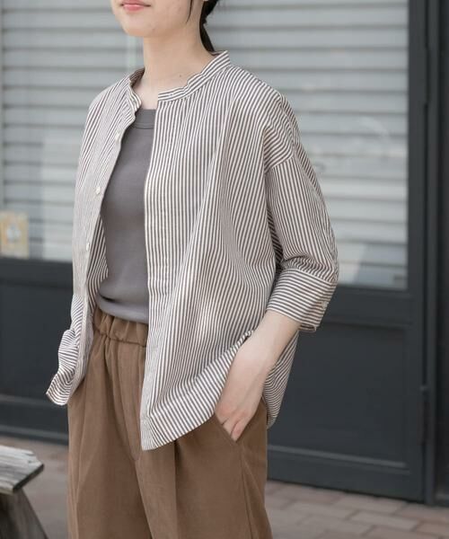 URBAN RESEARCH DOORS / アーバンリサーチ ドアーズ シャツ・ブラウス | FORK&SPOON　ギボシコクーンショートスリーブシャツ | 詳細1