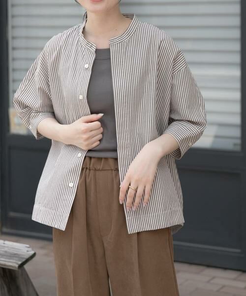 URBAN RESEARCH DOORS / アーバンリサーチ ドアーズ シャツ・ブラウス | FORK&SPOON　ギボシコクーンショートスリーブシャツ | 詳細2