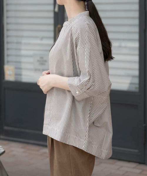 URBAN RESEARCH DOORS / アーバンリサーチ ドアーズ シャツ・ブラウス | FORK&SPOON　ギボシコクーンショートスリーブシャツ | 詳細3