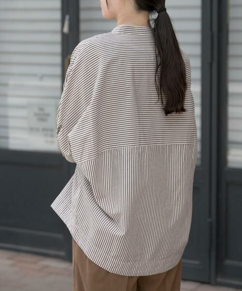 URBAN RESEARCH DOORS / アーバンリサーチ ドアーズ シャツ・ブラウス | FORK&SPOON　ギボシコクーンショートスリーブシャツ | 詳細4