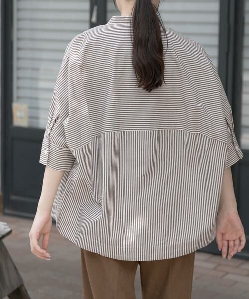 URBAN RESEARCH DOORS / アーバンリサーチ ドアーズ シャツ・ブラウス | FORK&SPOON　ギボシコクーンショートスリーブシャツ | 詳細5