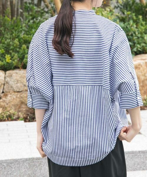 URBAN RESEARCH DOORS / アーバンリサーチ ドアーズ シャツ・ブラウス | FORK&SPOON　ギボシコクーンショートスリーブシャツ | 詳細13