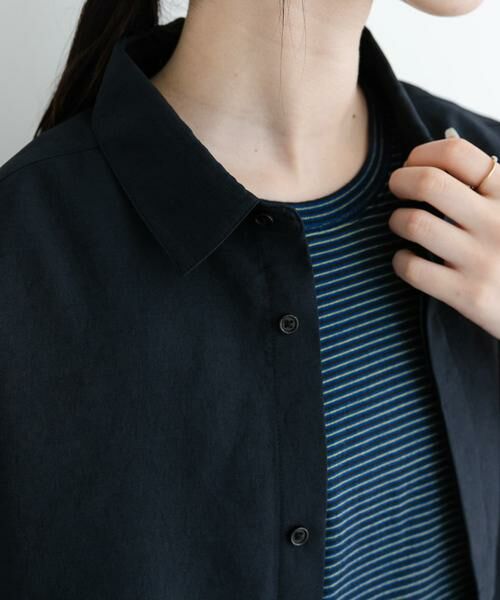 URBAN RESEARCH DOORS / アーバンリサーチ ドアーズ シャツ・ブラウス | FORK&SPOON　ツイルフライフロントシャツ | 詳細6