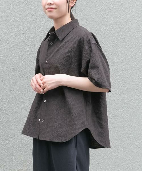 URBAN RESEARCH DOORS / アーバンリサーチ ドアーズ シャツ・ブラウス | FORK&SPOON　アニヴェンサッカーシャツ | 詳細2