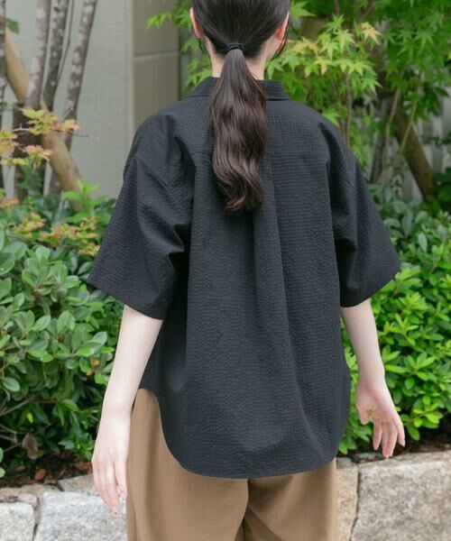 URBAN RESEARCH DOORS / アーバンリサーチ ドアーズ シャツ・ブラウス | FORK&SPOON　アニヴェンサッカーシャツ | 詳細15