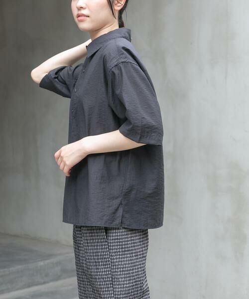 URBAN RESEARCH DOORS / アーバンリサーチ ドアーズ シャツ・ブラウス | FORK&SPOON　Nylon Woolプルオーバーシャツ | 詳細1