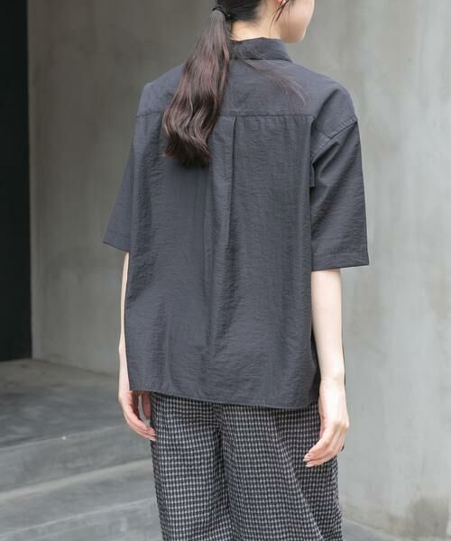 URBAN RESEARCH DOORS / アーバンリサーチ ドアーズ シャツ・ブラウス | FORK&SPOON　Nylon Woolプルオーバーシャツ | 詳細3