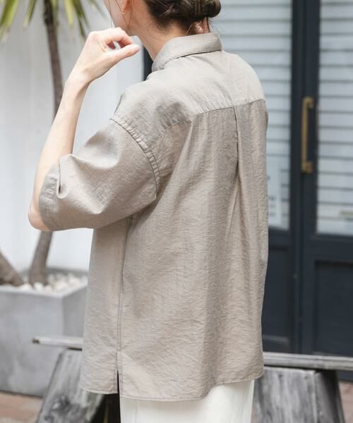 URBAN RESEARCH DOORS / アーバンリサーチ ドアーズ シャツ・ブラウス | FORK&SPOON　Nylon Woolプルオーバーシャツ | 詳細9