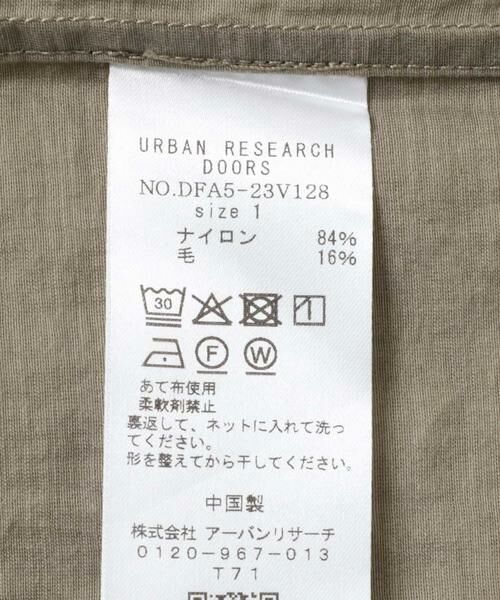 URBAN RESEARCH DOORS / アーバンリサーチ ドアーズ シャツ・ブラウス | FORK&SPOON　Nylon Woolプルオーバーシャツ | 詳細19