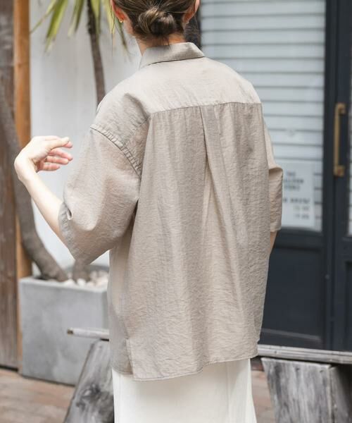 URBAN RESEARCH DOORS / アーバンリサーチ ドアーズ シャツ・ブラウス | FORK&SPOON　Nylon Woolプルオーバーシャツ | 詳細10