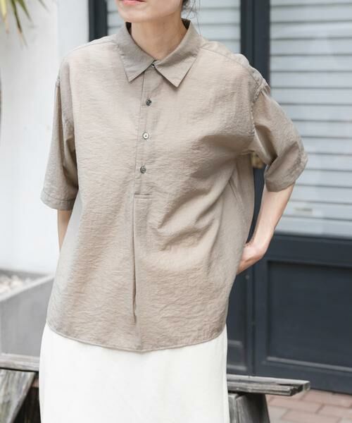 URBAN RESEARCH DOORS / アーバンリサーチ ドアーズ シャツ・ブラウス | FORK&SPOON　Nylon Woolプルオーバーシャツ | 詳細13