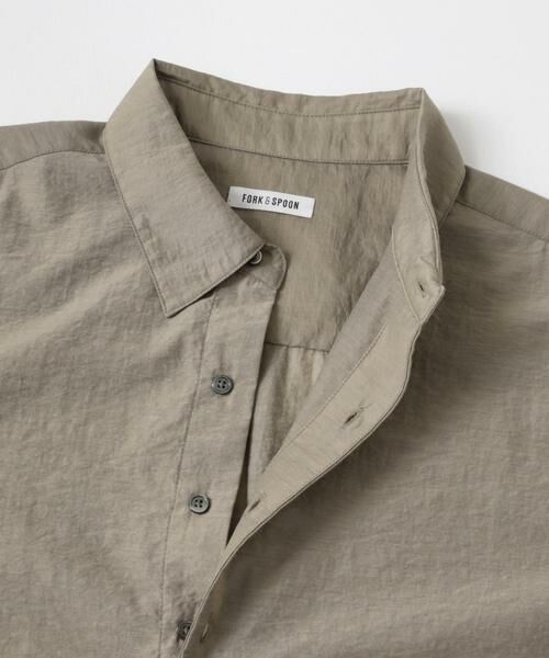URBAN RESEARCH DOORS / アーバンリサーチ ドアーズ シャツ・ブラウス | FORK&SPOON　Nylon Woolプルオーバーシャツ | 詳細16