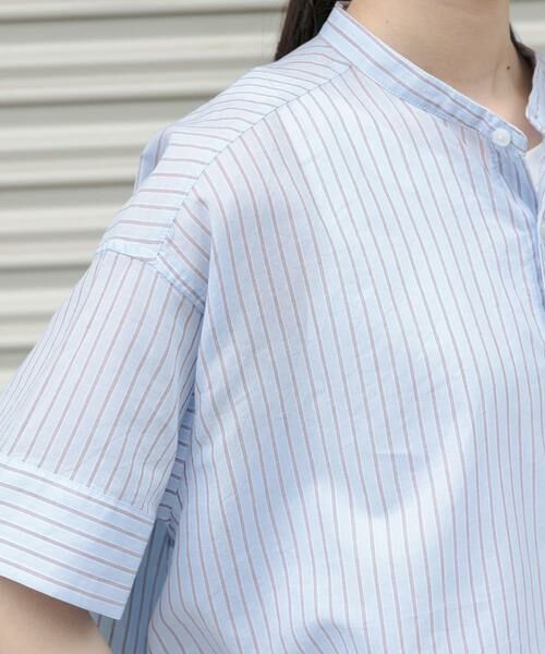 URBAN RESEARCH DOORS / アーバンリサーチ ドアーズ シャツ・ブラウス | FORK&SPOON　ワイド5分袖シャツ | 詳細6