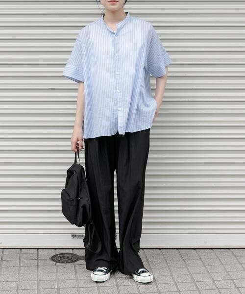 URBAN RESEARCH DOORS / アーバンリサーチ ドアーズ シャツ・ブラウス | FORK&SPOON　ワイド5分袖シャツ | 詳細8