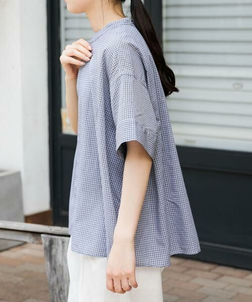 URBAN RESEARCH DOORS / アーバンリサーチ ドアーズ シャツ・ブラウス | FORK&SPOON　ワイド5分袖シャツ | 詳細13