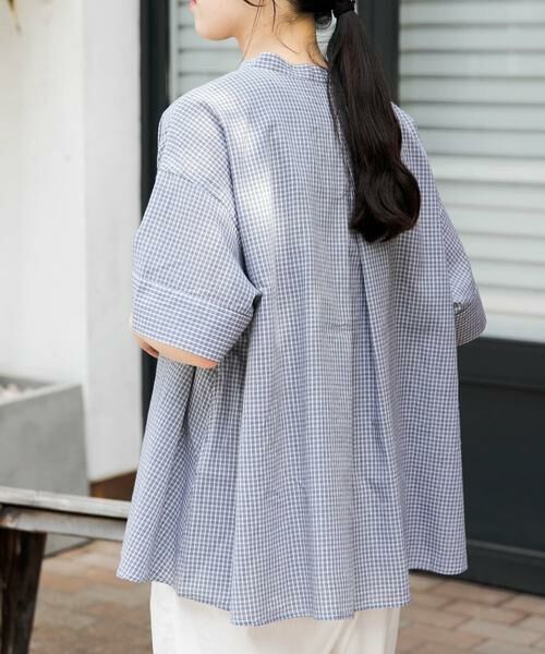 URBAN RESEARCH DOORS / アーバンリサーチ ドアーズ シャツ・ブラウス | FORK&SPOON　ワイド5分袖シャツ | 詳細14