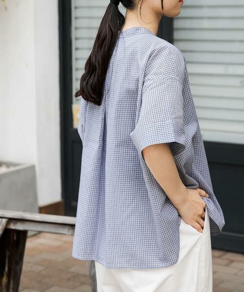 URBAN RESEARCH DOORS / アーバンリサーチ ドアーズ シャツ・ブラウス | FORK&SPOON　ワイド5分袖シャツ | 詳細16