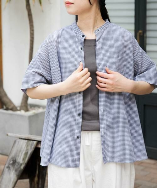 URBAN RESEARCH DOORS / アーバンリサーチ ドアーズ シャツ・ブラウス | FORK&SPOON　ワイド5分袖シャツ | 詳細17