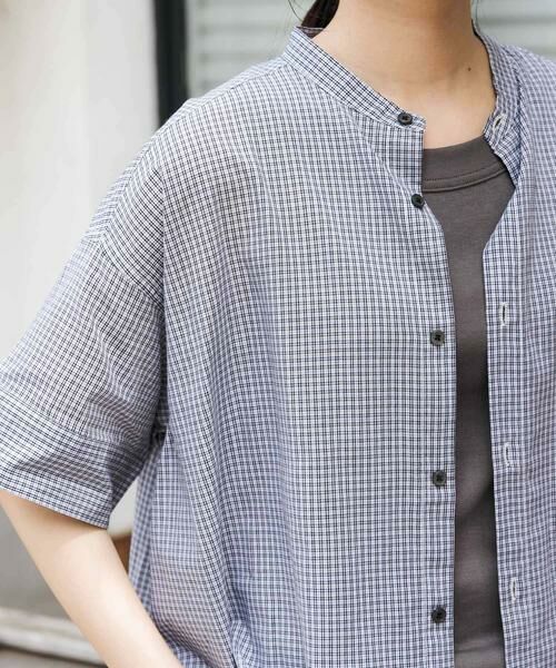 URBAN RESEARCH DOORS / アーバンリサーチ ドアーズ シャツ・ブラウス | FORK&SPOON　ワイド5分袖シャツ | 詳細18