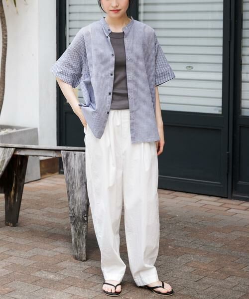 URBAN RESEARCH DOORS / アーバンリサーチ ドアーズ シャツ・ブラウス | FORK&SPOON　ワイド5分袖シャツ | 詳細19