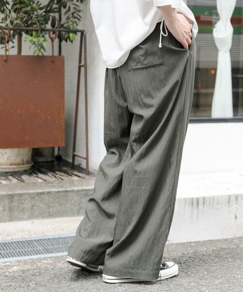 URBAN RESEARCH DOORS / アーバンリサーチ ドアーズ その他パンツ | FORK&SPOON レーヨンナイロンイージーパンツ | 詳細24