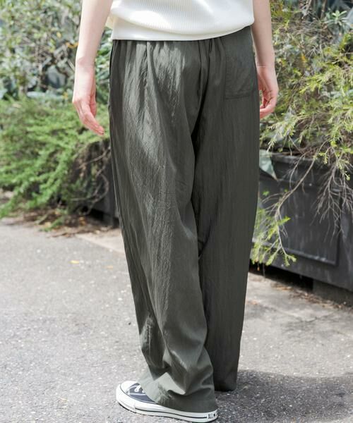 URBAN RESEARCH DOORS / アーバンリサーチ ドアーズ その他パンツ | FORK&SPOON レーヨンナイロンイージーパンツ(カーキ)