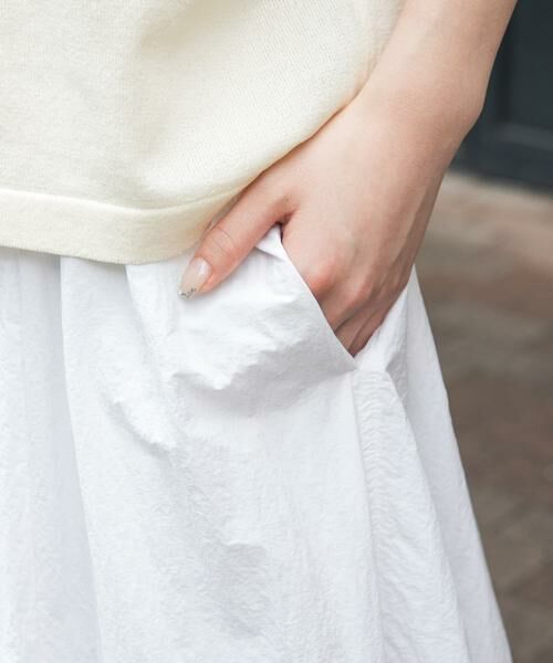 URBAN RESEARCH DOORS / アーバンリサーチ ドアーズ スカート | FORK&SPOON　ナイロンギャザースカート | 詳細1