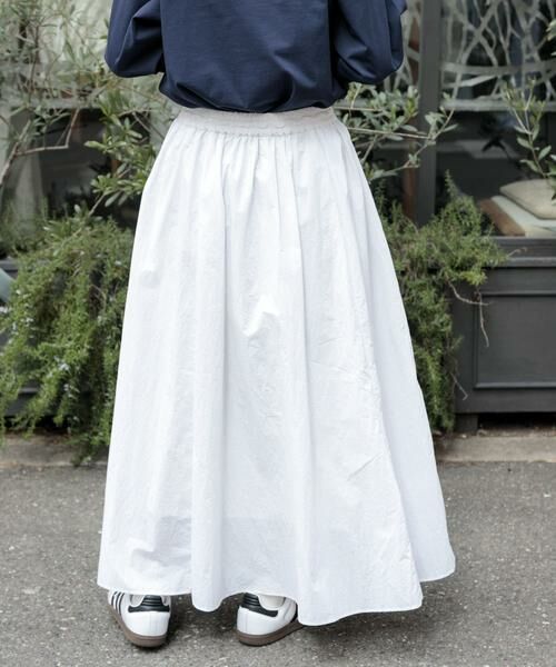 URBAN RESEARCH DOORS / アーバンリサーチ ドアーズ スカート | FORK&SPOON　ナイロンギャザースカート | 詳細12