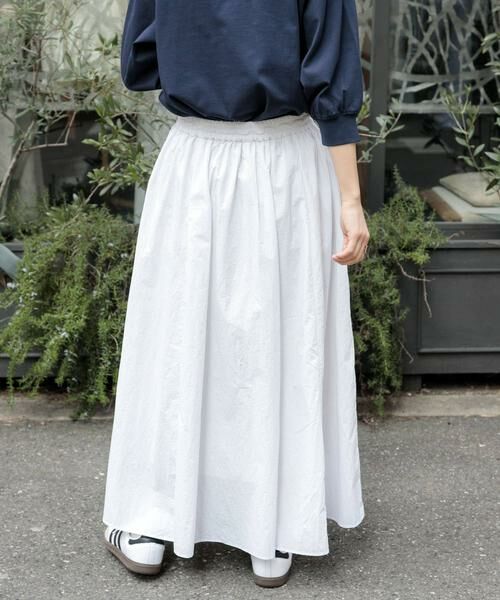 URBAN RESEARCH DOORS / アーバンリサーチ ドアーズ スカート | FORK&SPOON　ナイロンギャザースカート | 詳細13