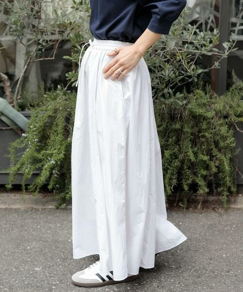 URBAN RESEARCH DOORS / アーバンリサーチ ドアーズ スカート | FORK&SPOON　ナイロンギャザースカート | 詳細14