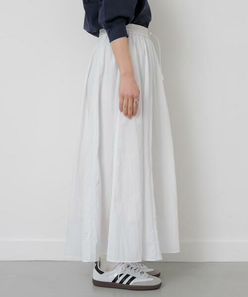 URBAN RESEARCH DOORS / アーバンリサーチ ドアーズ スカート | FORK&SPOON　ナイロンギャザースカート | 詳細17