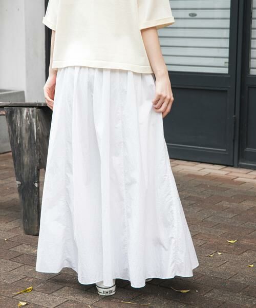 URBAN RESEARCH DOORS / アーバンリサーチ ドアーズ スカート | FORK&SPOON　ナイロンギャザースカート | 詳細5
