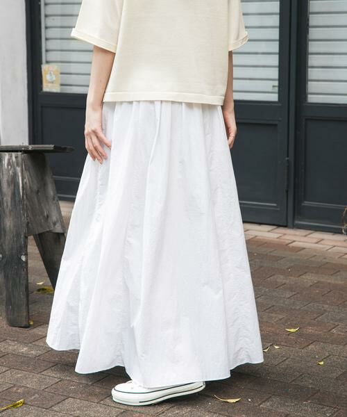 URBAN RESEARCH DOORS / アーバンリサーチ ドアーズ スカート | FORK&SPOON　ナイロンギャザースカート | 詳細6