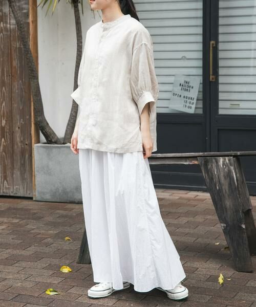 URBAN RESEARCH DOORS / アーバンリサーチ ドアーズ スカート | FORK&SPOON　ナイロンギャザースカート | 詳細8