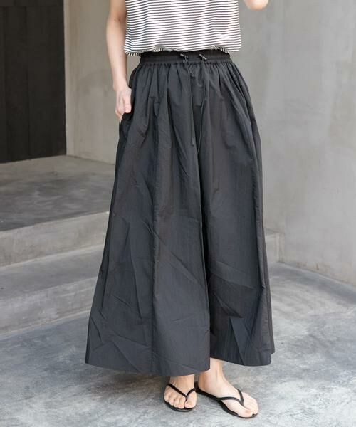URBAN RESEARCH DOORS / アーバンリサーチ ドアーズ スカート | FORK&SPOON　ナイロンギャザースカート | 詳細30