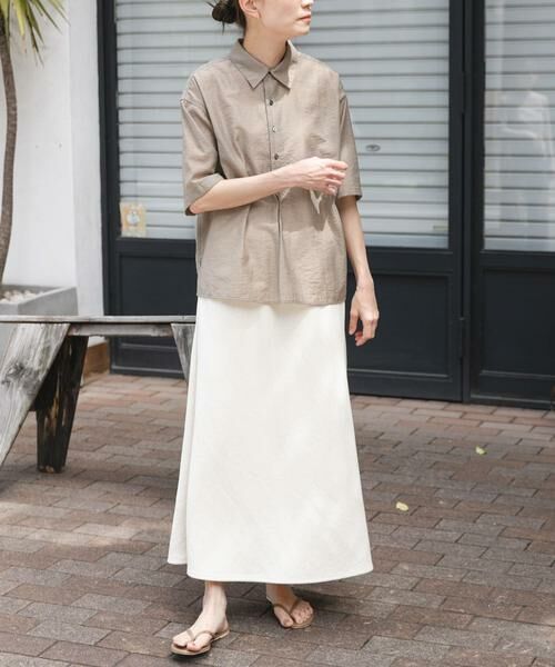 URBAN RESEARCH DOORS / アーバンリサーチ ドアーズ スカート | FORK&SPOON ドライタッチカットスカート | 詳細13