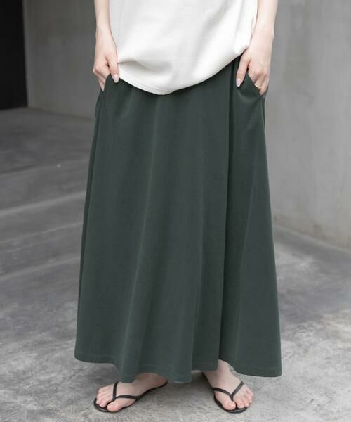 URBAN RESEARCH DOORS / アーバンリサーチ ドアーズ スカート | FORK&SPOON　モダールカノコイージースカート | 詳細1