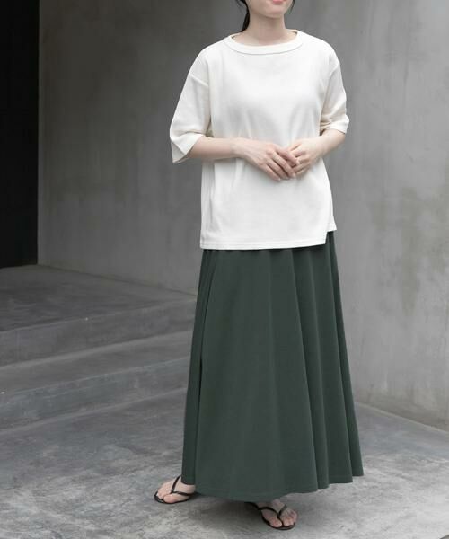 URBAN RESEARCH DOORS / アーバンリサーチ ドアーズ スカート | FORK&SPOON　モダールカノコイージースカート | 詳細8