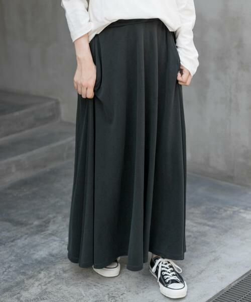 URBAN RESEARCH DOORS / アーバンリサーチ ドアーズ スカート | FORK&SPOON　モダールカノコイージースカート | 詳細17