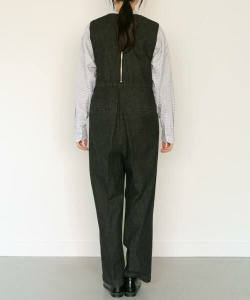 URBAN RESEARCH DOORS / アーバンリサーチ ドアーズ サロペット・オールインワン | FORK&SPOON　綿麻デニムオールインワン | 詳細10