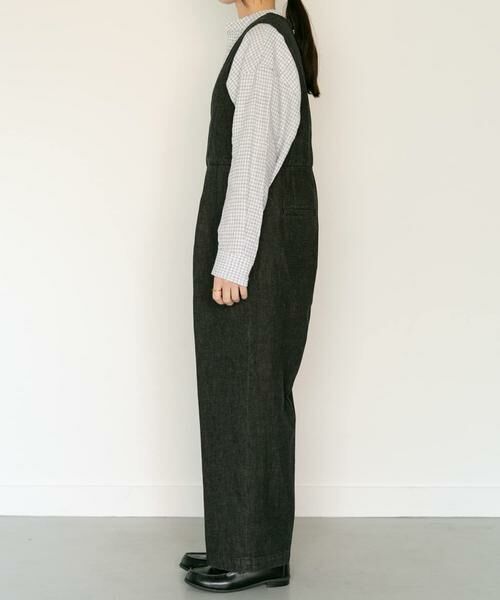 URBAN RESEARCH DOORS / アーバンリサーチ ドアーズ サロペット・オールインワン | FORK&SPOON　綿麻デニムオールインワン | 詳細9