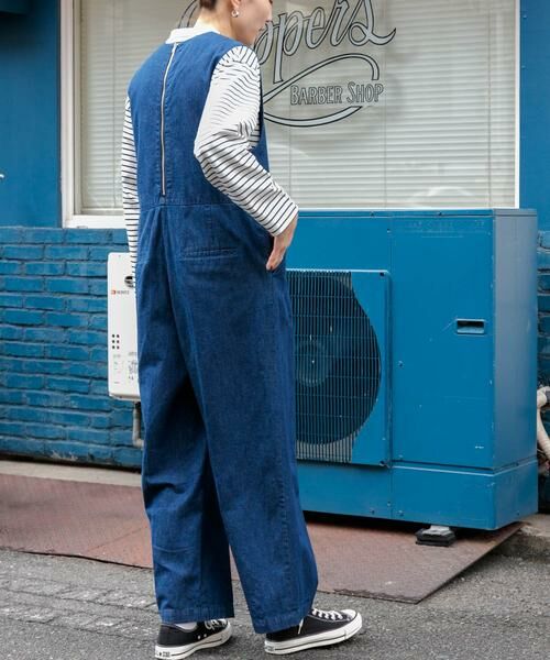 URBAN RESEARCH DOORS / アーバンリサーチ ドアーズ サロペット・オールインワン | FORK&SPOON　綿麻デニムオールインワン | 詳細16